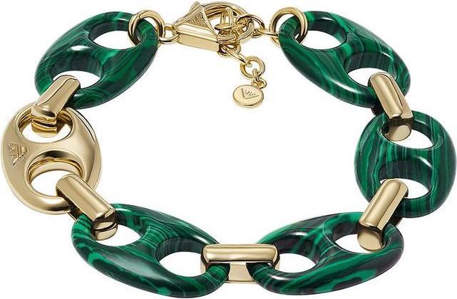 Actual product image Emporio Armani Armani EGS3 (Gold-coloured brass, Malachite Green)