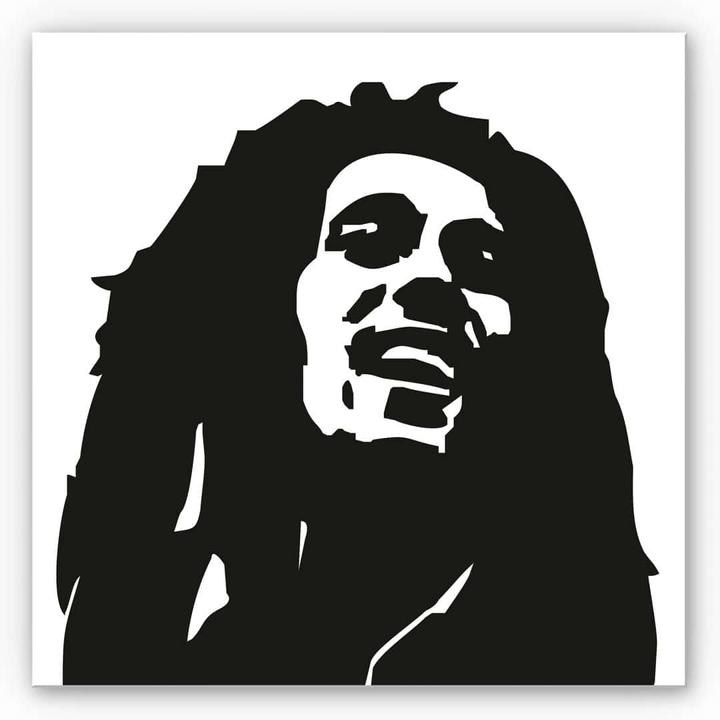 Actual product image Trenddeko Bob Marley 1 (40 x 40 cm)