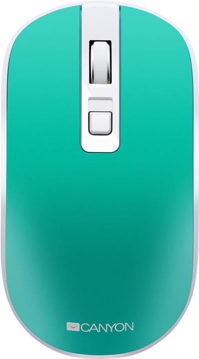 Actual product image Canyon Wireless rechargeable mouse with silent buttons MW-18, Aquamarine (Wireless)