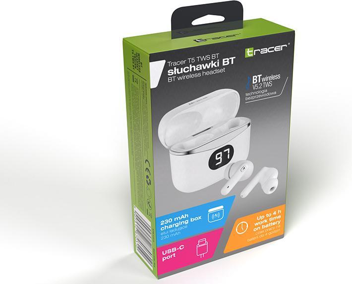 Immagine prodotto Tracer Cuffie T5 TWS BT (ANC, 3 h, Senza fili)