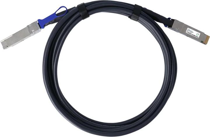 Actual product image BlueLAN Dell DAC-Q28DD-200G-0.5M compatible DAC 200GBASE-CR4 QSFP-DD BL292901W0.5M26
