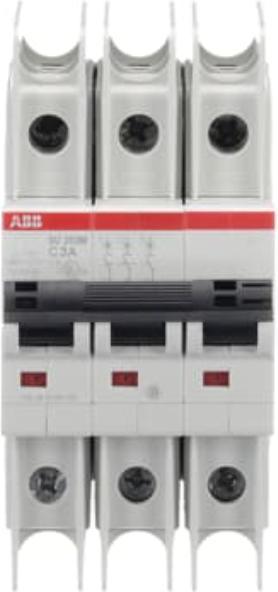 Produktbild ABB SU203M-K4 Sicherungsautomat K-Char., 10kA, 4A, 3P UL489
