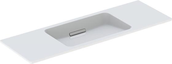 Produktbild Geberit One Waschtisch schwebendes Design, ohne Hahnloch, mit Überlauf, 1200x400mm, 500392 (400 mm, 1200 mm)