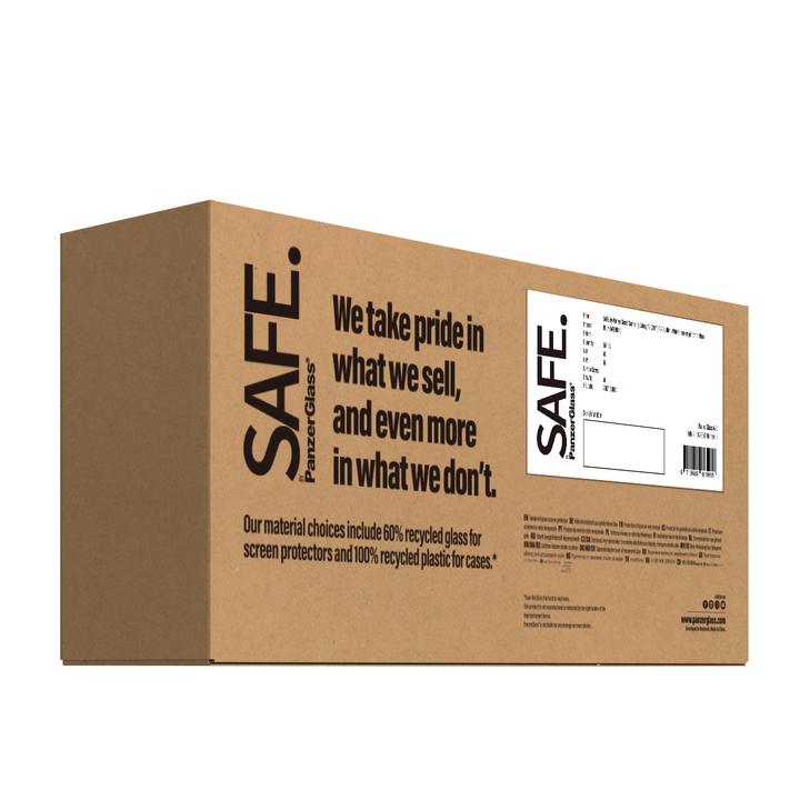 Actual product image PanzerGlass SAFE. by ® Screen Protector w. Black Frame Samsung Galaxy A3 (2017) 4G | Ultra-Wide Fit (50 Piece, Samsung Galaxy A3 (2017))