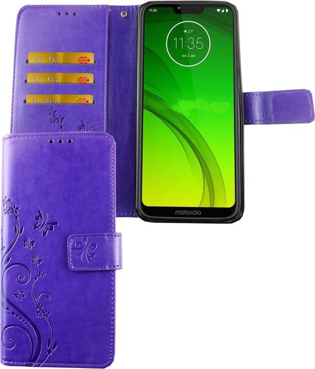 Actual product image König Design Case Mobile Protection for Motorola Moto G7 Case Cover Wallet Case Hayn Case (Motorola Moto G7)