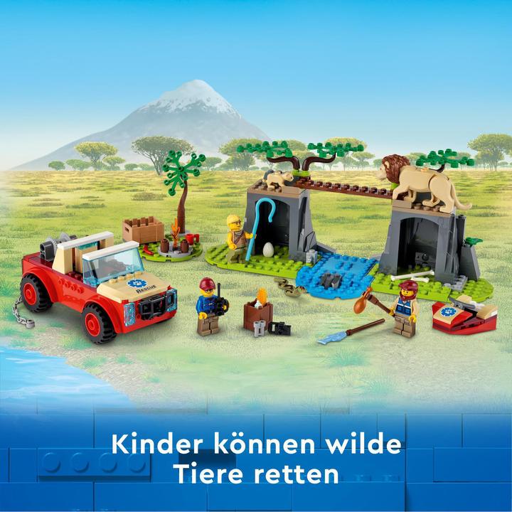Actual product image LEGO City 60301 off road vehicle to rescue wildlife (60301, LEGO City)