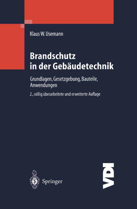 Produktbild Brandschutz in der Gebäudetechnik (Deutsch, Klaus W. Usemann, 2012)