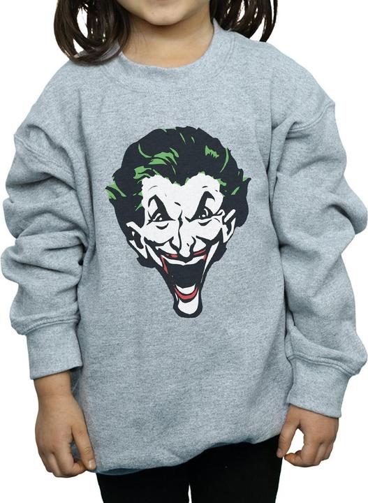 Actual product image Girls The Joker Big Face Sweatshirt (140, 146)
