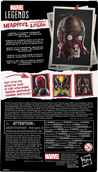 Actual product image Hasbro Marvel - Logan The Black Series