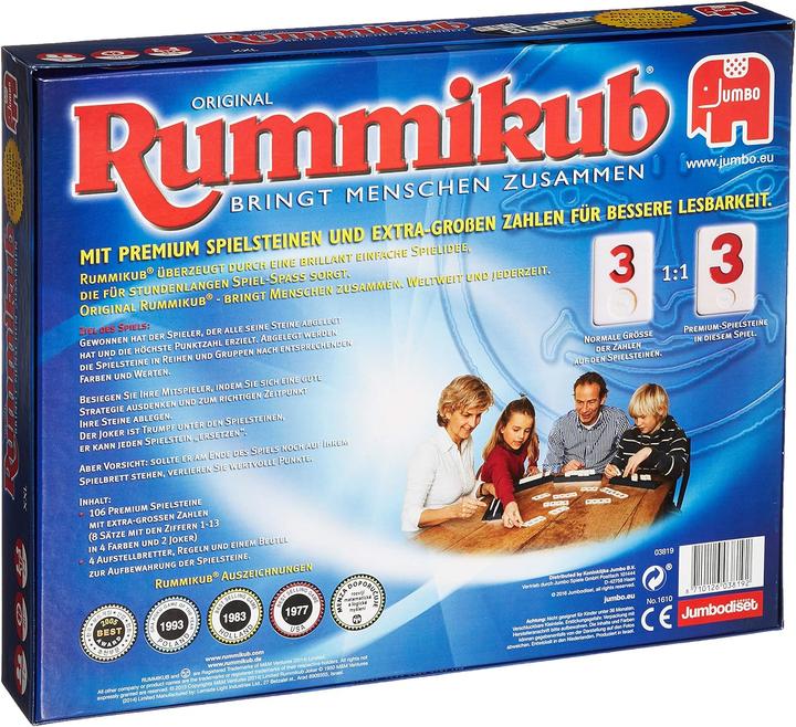 Actual product image Jumbo Original Rummikub XXL (German)