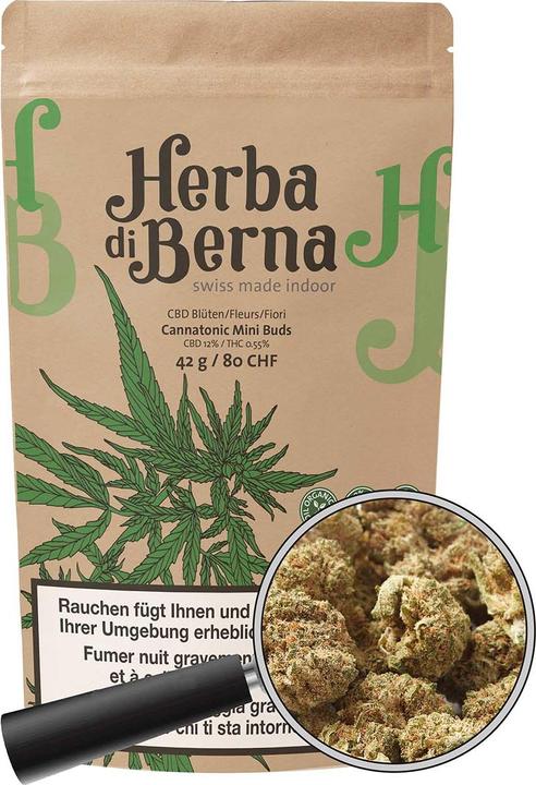 Actual product image Herba di Berna Cannatonic Indoor Mini Buds (21 g, Indoor)