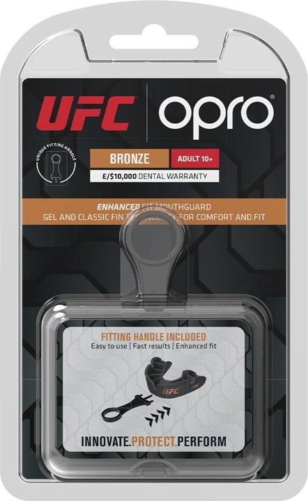 Immagine prodotto Opro Autoadesivo UFC Bronzo - Nero (Taglia unica)