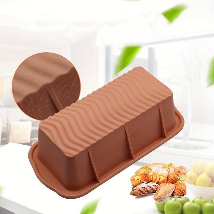 Produktbild König Design Silikon Backform Kastenform Kuchenform Tortenform Brotform Kuchen 21 x 9 x 6,5