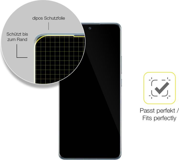 Actual product image Dipos Screen Protector Full-Cover 3D (2 Piece, Xiaomi Redmi K60 Ultra)