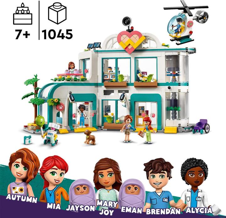 Produktbild LEGO Heartlake City Krankenhaus (42621, LEGO Friends)