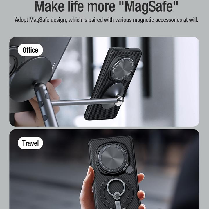 Produktbild Nillkin CamShield Prop Magnetic Case for Honor Magic 6 Pro Black (Honor Magic6 Pro)
