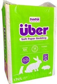 Immagine prodotto NoName Über - Soft Paper Bedding 170l White (Lettiera)