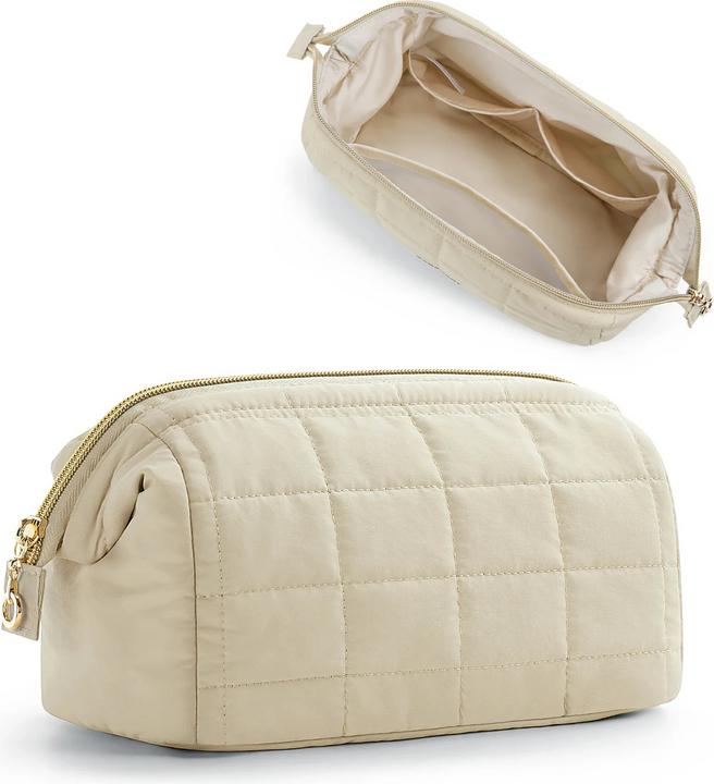 Only-Bags.Store Kosmetiktasche Make-up Organizer Breite Öffnung Tasche Reise Wesentliche Toilettenartikel Zubehör