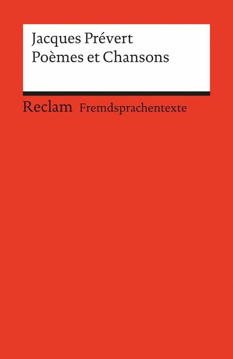 Produktbild Poèmes et Chansons (Französisch, Jacques Prévert, M Beutter, H D Schwarzmann, 1986)