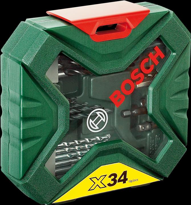 Produktbild Bosch Zubehör X-Line Classic Bohrer- und Schrauber-Set, 34-teilig (2 mm, 5.5 mm, 5 mm, 6 mm, 7 mm, 8 mm, 4 mm, 3 mm)