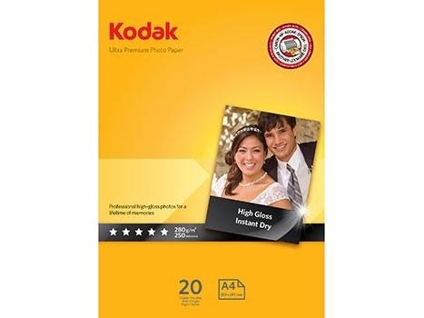 Actual product image Kodak Ultra Premium Photo Paper White High Gloss A4 (280 g/m², A4, 20 x)