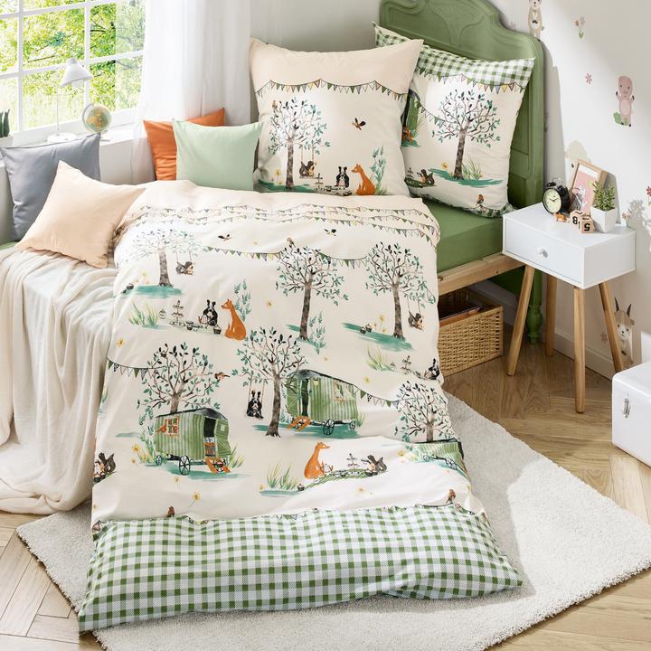 Actual product image Kaeppel Children's bed linen "Picnic"