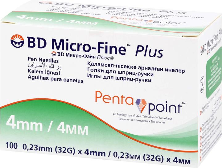 Produktbild Diaprax GmbH Microfine Pen Kanülen 4mm, 100 St KAN