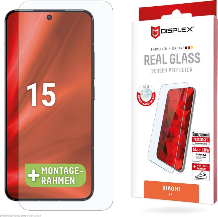 Immagine prodotto Displex Real Glass, 2D Panzerglas (1 Pezzo/i, Xiaomi 15)