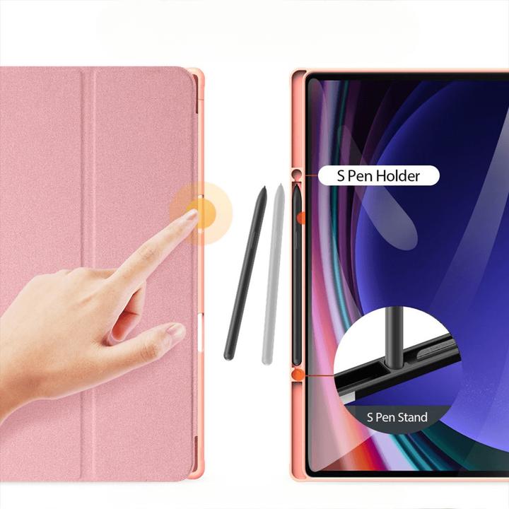 Produktbild Dux Ducis Domo Series Leder Bookcover Hülle (Galaxy Tab S10 Ultra, Galaxy Tab S9 Ultra, Galaxy Tab S8 Ultra)