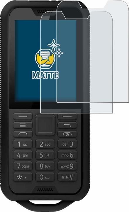 Actual product image BROTECT Anti-glare screen protector matt (2 Piece, Nokia 800 Tough)