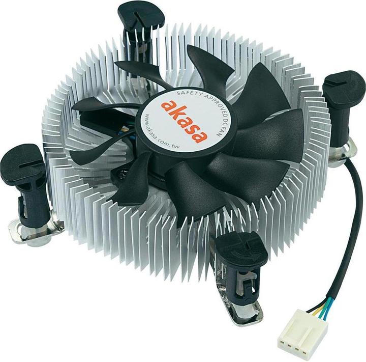 Actual product image Akasa AK-CCE-7106HP Low Profile CPU Cooler Intel (29.50 mm)