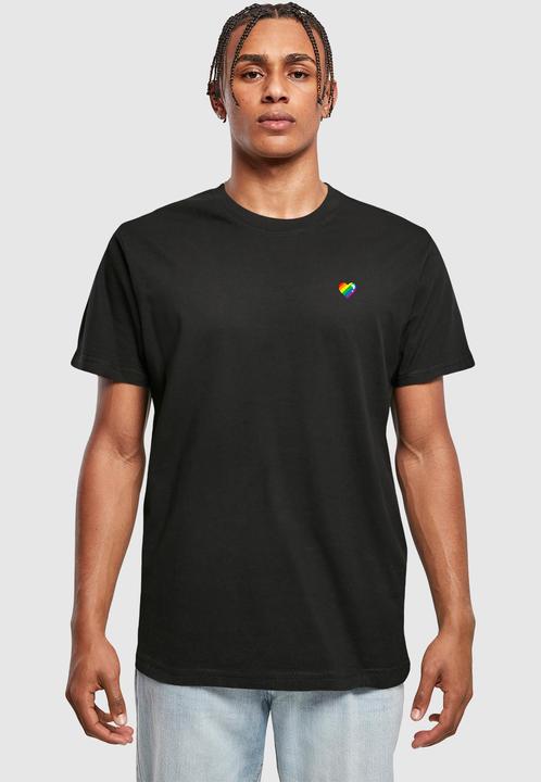 Actual product image Mister Tee MisterTee Glossy Heart Pride Tee - 166825 (M)