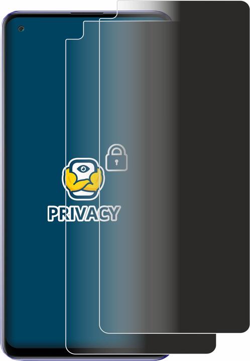 Productafbeelding BROTECT Anti-spionnetje privacyfolie Beschermfolie tegen blauw licht (2 Stuk, Samsung Galaxy A21)