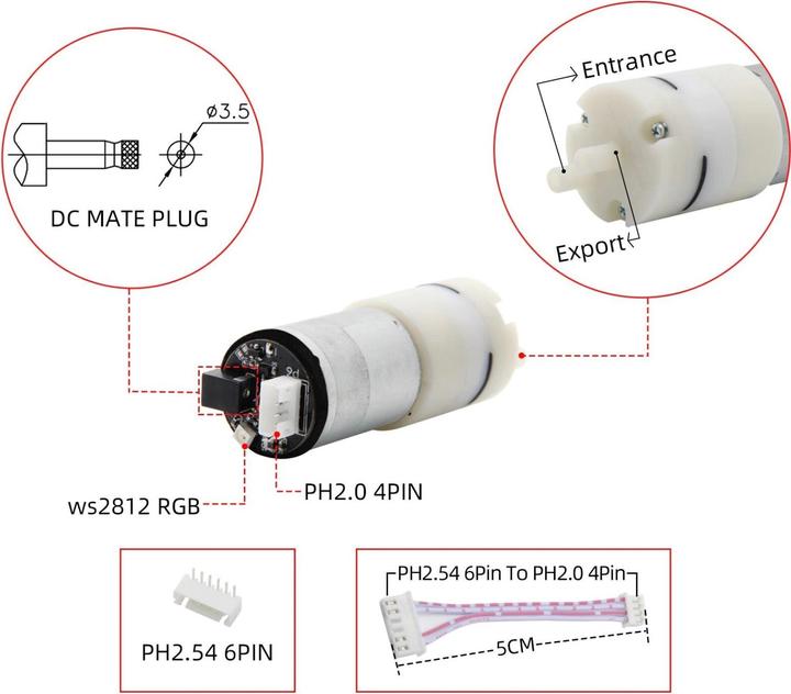 Produktbild Lilygo TTGO T-Higrow Pumpe