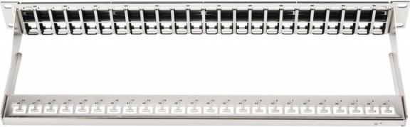 Actual product image Digitus Patch Panel housing 1U for Keystone modules 48-Port 48,3cm 19inch black RAL 9005