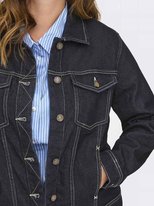 Immagine prodotto Only Polsini con colletto a scomparsa e giacca con bottoni in denim (44)