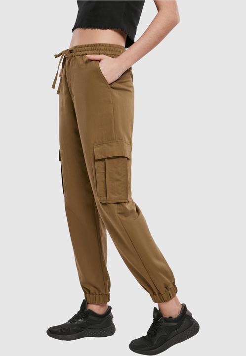 Actual product image Urban Classics Ladies Viscose Twill Cargo Pants (XS)