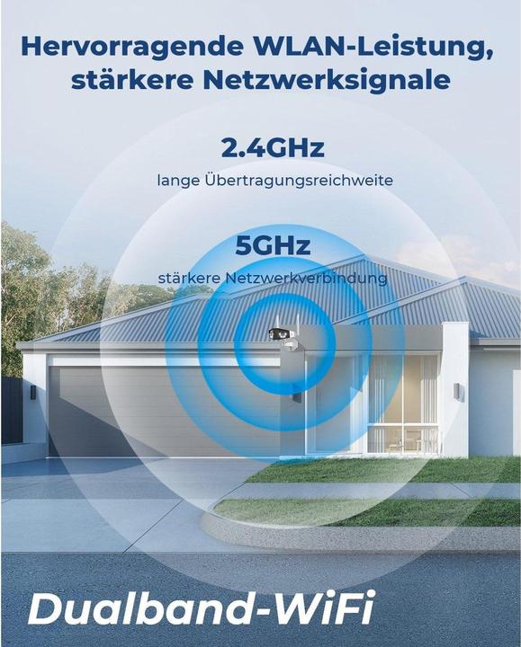 Produktbild Reolink Duo W730 180° 4K Wifi Kamera + 64GB SD (4608 x 1728 Pixels)