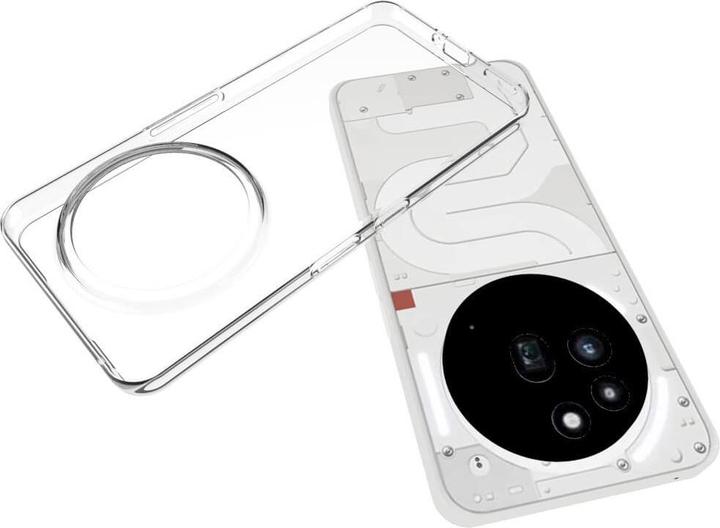 Produktbild Cover-Discount Nothing Phone (3a) Pro - Silikon Gummi Case transparent (Nothing Phone (3a) Pro)