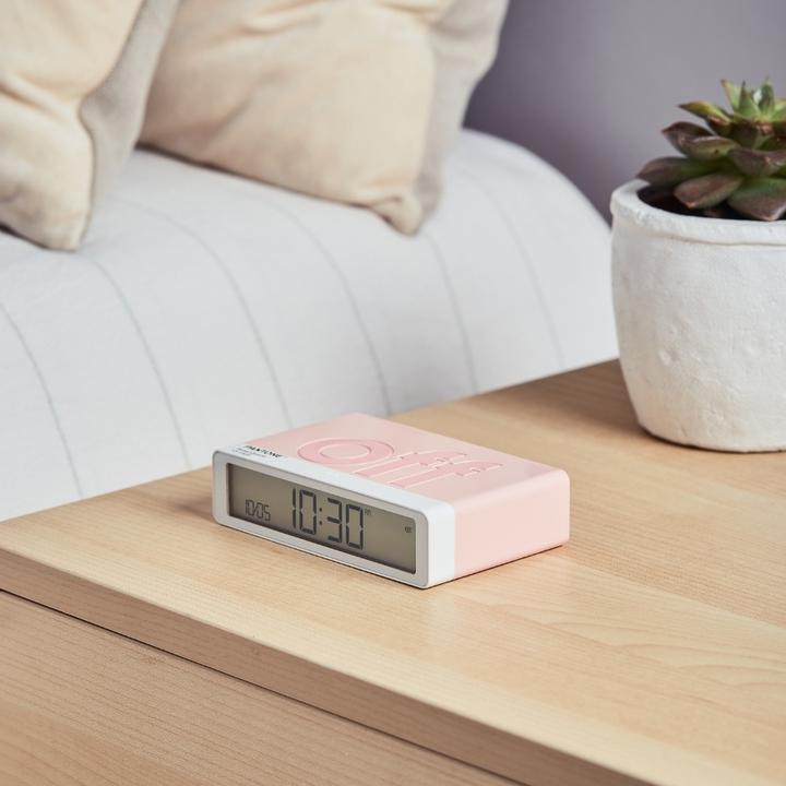 Image du produit Lexon Digitalwecker Flip Classic Pantone Rose Quartz