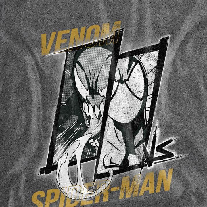 Actual product image Spiderman Mens Vs Venom T-Shirt (M)