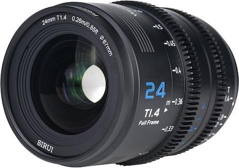Actual product image Sirui VP-1-24B VISION PRIME T1.4 Vollformat Cine Lens 24mm schwarz (C-mount, full size)
