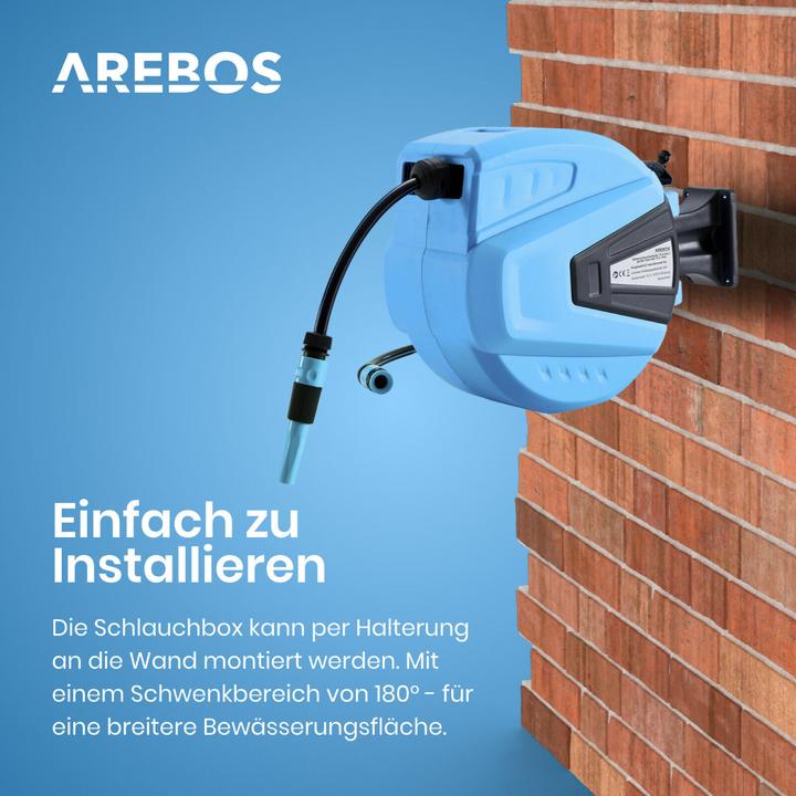 Produktbild Arebos Gartenschlauchaufroller (15 m)