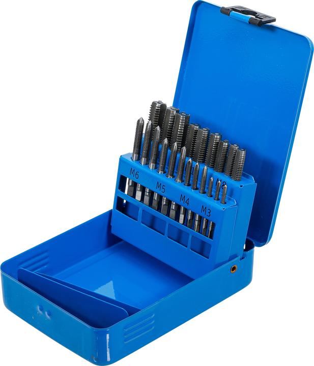 Actual product image BGS Thread Cutting Set M3 - M12 21 pcs.