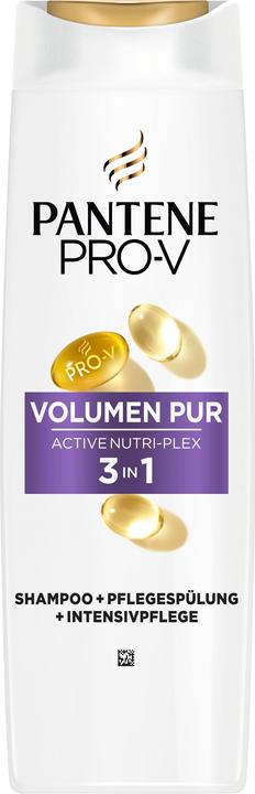 Actual product image Pantene 3in1 Volume Pure (250 ml, Liquid shampoo)