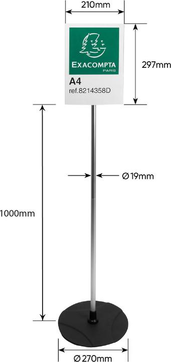 Actual product image Exacompta Floor stand (A4)