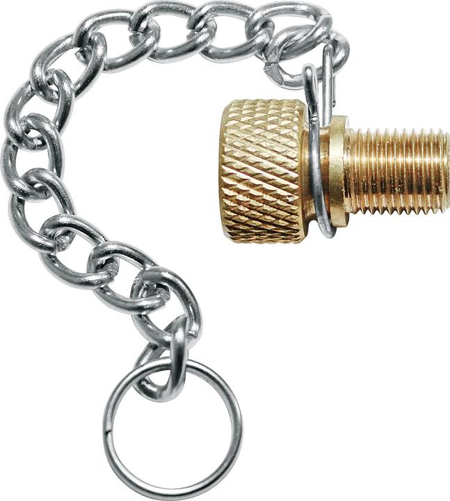 SKS Aufstecknippel mit Kette für Presta-Ventil (Ersatzteil Handpumpe)