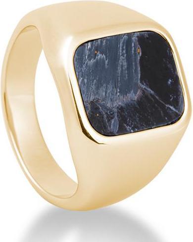 Immagine prodotto Breuning Anello - E. Pietersit Blu (59, Oro 750/18 K)