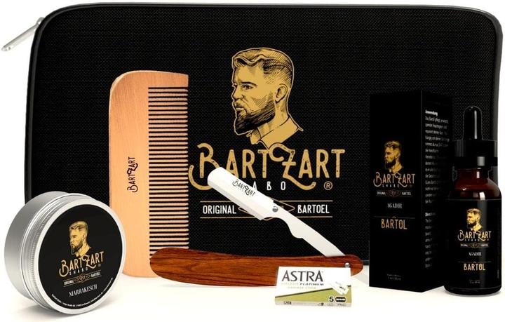 BartZart 6-teiliges Bartpflege Set - Shabo (30 ml)