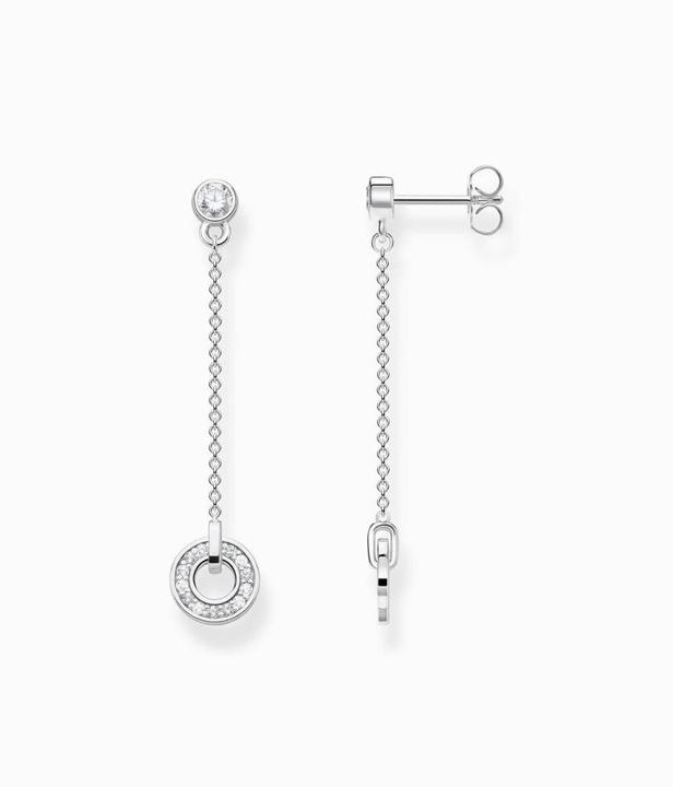 Actual product image Thomas Sabo Earring circle with white stones silver (925 silver)